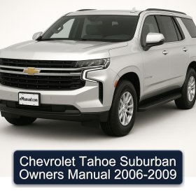 Chevrolet Tahoe Suburban Owners Manual 2006-2009