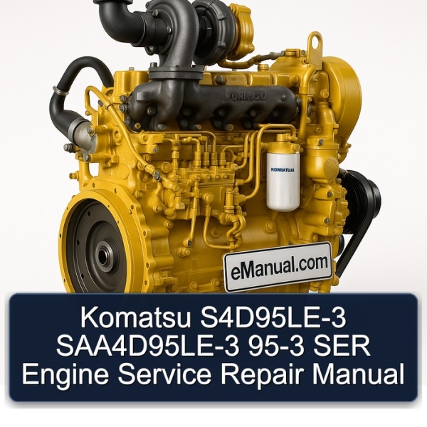 Komatsu S4D95LE-3 SAA4D95LE-3 95-3 SER Engine Service Repair Manual