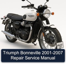 Triumph Bonneville 2001-2007 Repair Service Manual