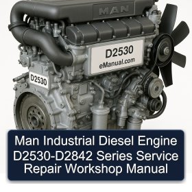 Man Industrial Diesel Engine D2530-D2842 Series Service Repair Workshop Manual