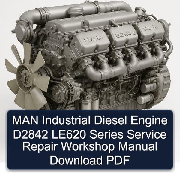 MAN Industrial Diesel Engine D2842 LE620 Series Service Repair Workshop Manual Download PDF