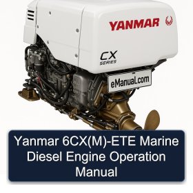 Yanmar 6CX(M)-ETE Marine Diesel Engine Operation Manual