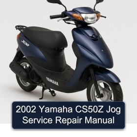 2002 Yamaha CS50Z Jog Service Repair Manual