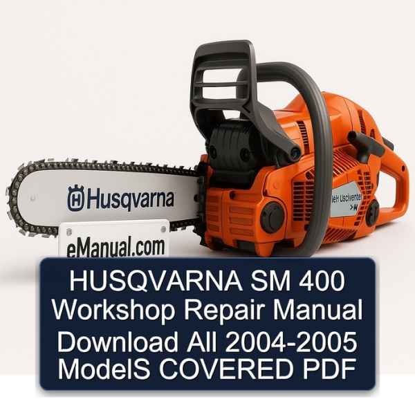 HUSQVARNA SM 400 Workshop Repair Manual Download All 2004-2005 ModelS COVERED PDF
