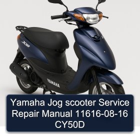 Yamaha Jog scooter Service Repair Manual 11616-08-16 CY50D