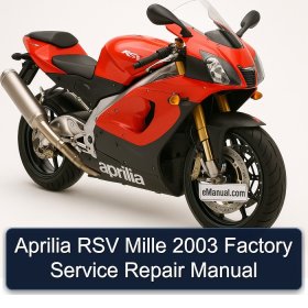 Aprilia RSV Mille 2003 Factory Service Repair Manual