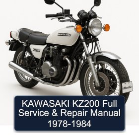 KAWASAKI KZ200 Full Service & Repair Manual 1978-1984
