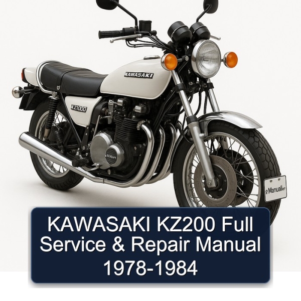 KAWASAKI KZ200 Full Service & Repair Manual 1978-1984