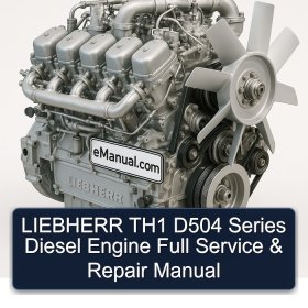 LIEBHERR TH1 D504 Series Diesel Engine Full Service & Repair Manual