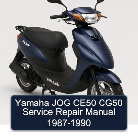 Yamaha JOG CE50 CG50 Service Repair Manual 1987-1990