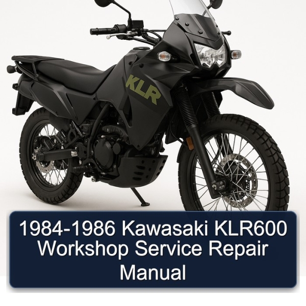 1984-1986 Kawasaki KLR600 Workshop Service Repair Manual
