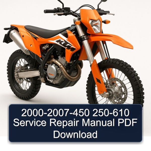 2000-2007-450 250-610 Service Repair Manual PDF Download