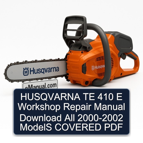 HUSQVARNA TE 410 E Workshop Repair Manual Download All 2000-2002 ModelS COVERED PDF