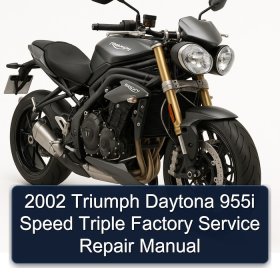 2002 Triumph Daytona 955i Speed Triple Factory Service Repair Manual