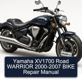 Yamaha XV1700 Road WARRIOR 2000-2007 BIKE Repair Manual