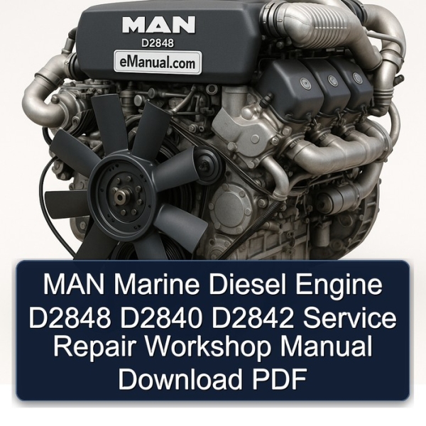 MAN Marine Diesel Engine D2848 D2840 D2842 Service Repair Workshop Manual Download PDF
