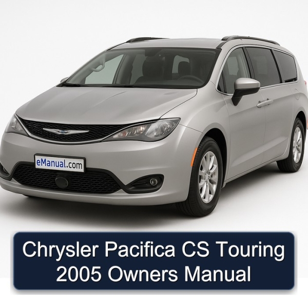 Chrysler Pacifica CS Touring 2005 Owners Manual