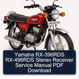 Yamaha RX-396RDS RX-496RDS Stereo Receiver Service Manual PDF Download