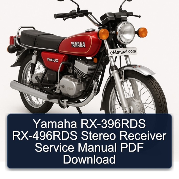 Yamaha RX-396RDS RX-496RDS Stereo Receiver Service Manual PDF Download