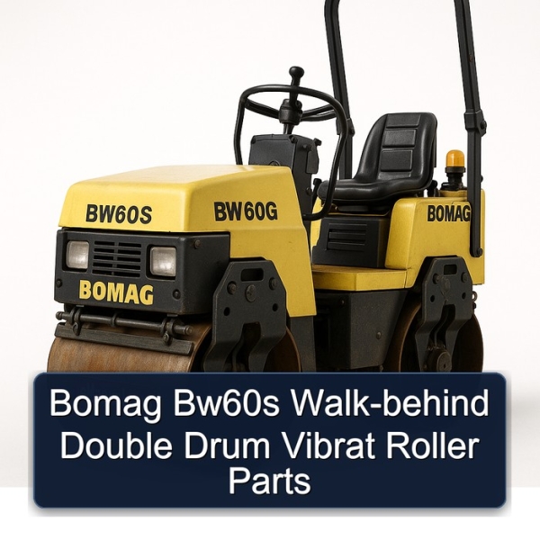 Bomag Bw60s Walk-behind Double Drum Vibrat Roller Parts