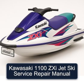 Kawasaki 1100 ZXi Jet Ski Service Repair Manual