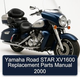 Yamaha Road STAR XV1600 Replacement Parts Manual 2000