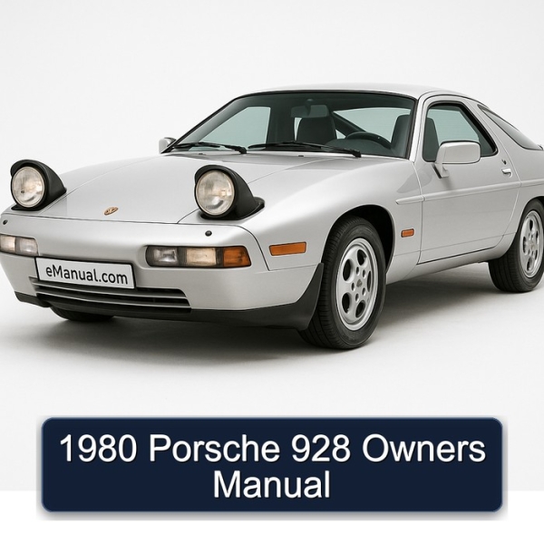 1980 Porsche 928 Owners Manual