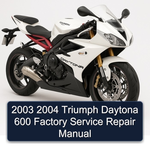 2003 2004 Triumph Daytona 600 Factory Service Repair Manual