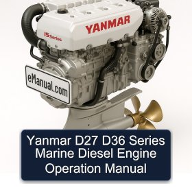Yanmar D27 D36 Series Marine Diesel Engine Operation Manual