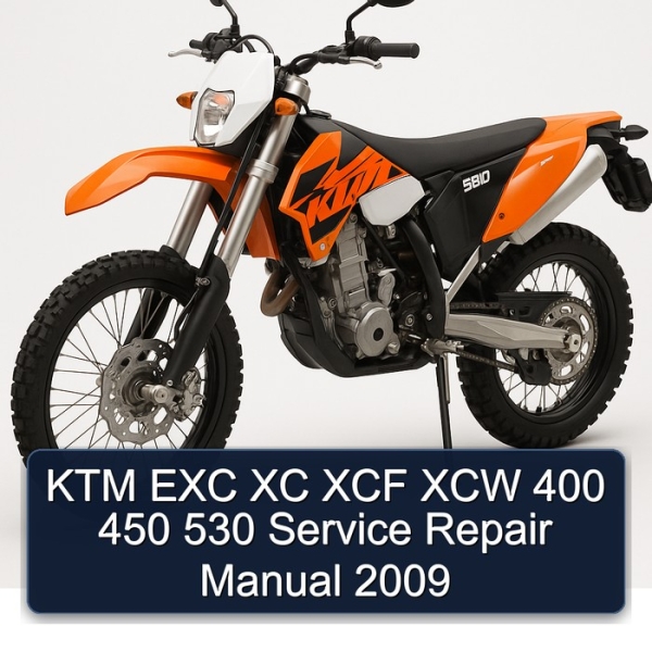 KTM EXC XC XCF XCW 400 450 530 Service Repair Manual 2009