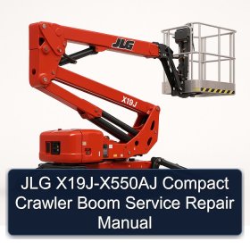 JLG X19J-X550AJ Compact Crawler Boom Service Repair Manual