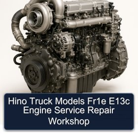 Hino Truck Models Fr1e E13c Engine Service Repair Workshop