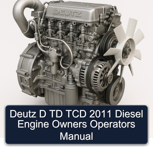 Deutz D TD TCD 2011 Diesel Engine Owners Operators Manual