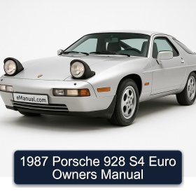 1987 Porsche 928 S4 Euro Owners Manual