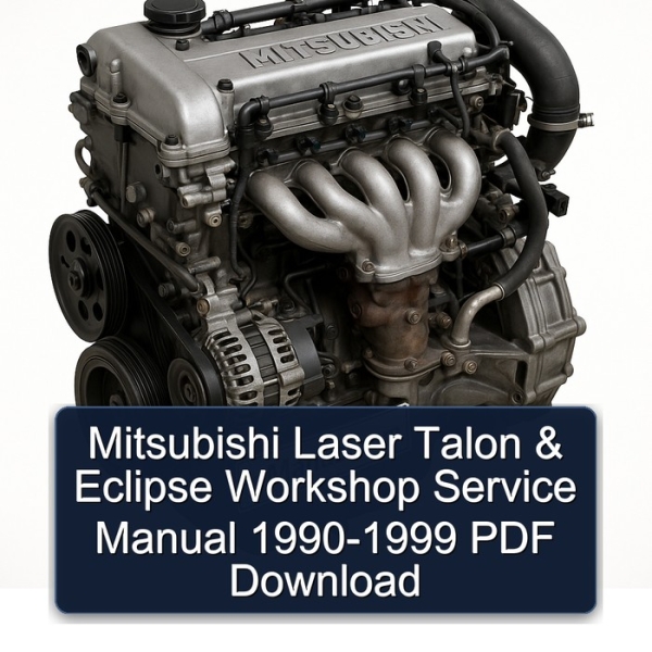 Mitsubishi Laser Talon & Eclipse Workshop Service Manual 1990-1999 PDF Download