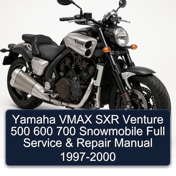 Yamaha VMAX SXR Venture 500 600 700 Snowmobile Full Service & Repair Manual 1997-2000