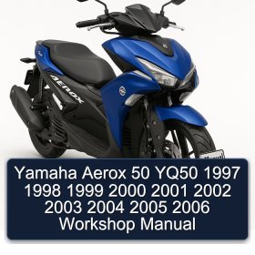 Yamaha Aerox 50 YQ50 1997 1998 1999 2000 2001 2002 2003 2004 2005 2006 Workshop Manual