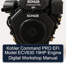 Kohler Command PRO EFI Model ECV630 19HP Engine Digital Workshop Manual