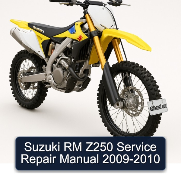 Suzuki RM Z250 Service Repair Manual 2009-2010
