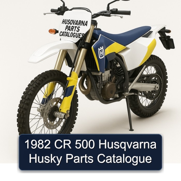 1982 CR 500 Husqvarna Husky Parts Catalogue
