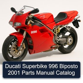 Ducati Superbike 996 Biposto 2001 Parts Manual Catalog