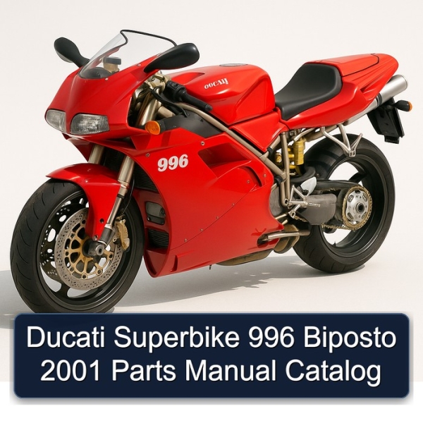 Ducati Superbike 996 Biposto 2001 Parts Manual Catalog