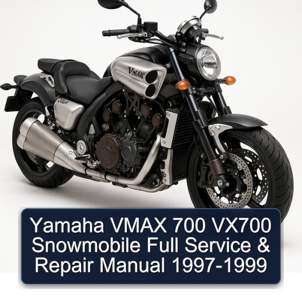 Yamaha VMAX 700 VX700 Snowmobile Full Service & Repair Manual 1997-1999