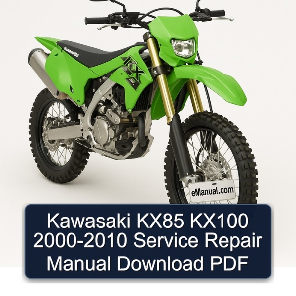 Kawasaki KX85 KX100 2000-2010 Service Repair Manual Download PDF