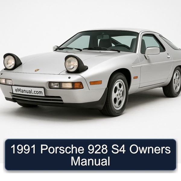 1991 Porsche 928 S4 Owners Manual