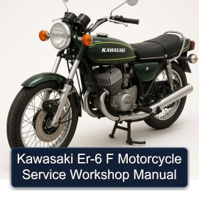 Kawasaki Er-6 F Motorcycle Service Workshop Manual