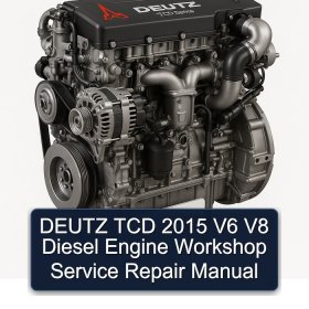 DEUTZ TCD 2015 V6 V8 Diesel Engine Workshop Service Repair Manual