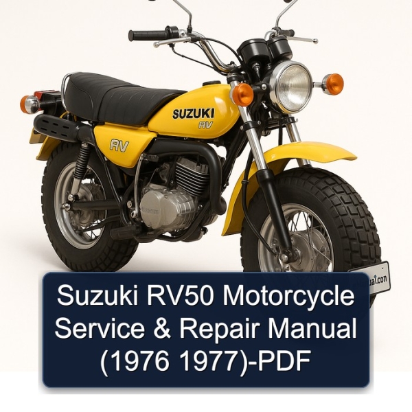 Suzuki RV50 Motorcycle Service & Repair Manual (1976 1977)-PDF