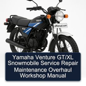 Yamaha Venture GT/XL Snowmobile Service Repair Maintenance Overhaul Workshop Manual
