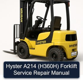Hyster A214 (H360H) Forklift Service Repair Manual